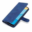 For OPPO A15 / A35 4G AZNS Skin Feel Calf Texture Horizontal Flip Leather Case with Card Slots & Holder & Wallet(Blue) - 4