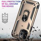 For iPhone 13 Pro Max Shockproof TPU + PC Protective Case with 360 Degree Rotating Holder (Gold) - 6