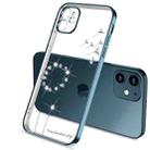 For iPhone 11 Pro Ultra-thin Electroplating Dandelion Pattern Protective Case (Blue) - 1