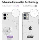 For iPhone 12 mini Ultra-thin Electroplating Dandelion Pattern Protective Case (Silver) - 6