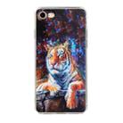 Oil Painting Pattern TPU Shockproof Case For iPhone SE 2022 / SE 2020 / 8 / 7(Tiger) - 1