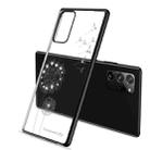 For Samsung Galaxy Note20 Ultra-thin Electroplating Dandelion Pattern Protective Case(Black) - 1