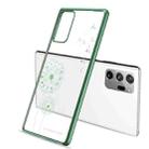 For Samsung Galaxy Note20 Ultra-thin Electroplating Dandelion Pattern Protective Case(Green) - 1