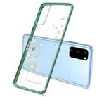 For Samsung Galaxy S20 Ultra-thin Electroplating Dandelion Pattern Protective Case(Green) - 1