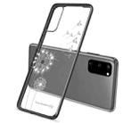 For Samsung Galaxy S20+ Ultra-thin Electroplating Dandelion Pattern Protective Case(Black) - 1