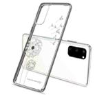 For Samsung Galaxy S20 Ultra Ultra-thin Electroplating Dandelion Pattern Protective Case(Silver) - 1