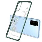 For Samsung Galaxy S20 FE Ultra-thin Electroplating Dandelion Pattern Protective Case(Dark Green) - 1