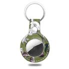 Leather Material Protective Cover For AirTag, Style:Standard(Green) - 1