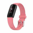 For Fitbit Luxe Silicone Watch Band, Size: L(Pink) - 1