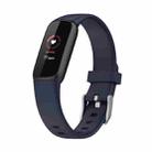 For Fitbit Luxe Silicone Watch Band, Size: L (Dark Blue) - 1