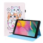 For Samsung Galaxy Tab A 8.0 2019 SM-T290 / SM-T295 Animal Pattern Horizontal Flip Leather Case with Holder & Card Slots & Photo Frame(Cat Brothers) - 1