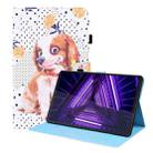 For Lenovo Tab M10 HD Gen 2 TB-X306F Animal Pattern Horizontal Flip Leather Case with Holder & Card Slots & Photo Frame(Little Flower Dog) - 1