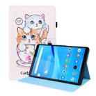 For Lenovo Tab M8 FHD TB-8505F / TB-8705X 8.0 inch Animal Pattern Horizontal Flip Leather Case with Holder & Card Slots & Photo Frame(Cat Brothers) - 1