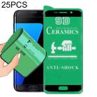 For Samsung Galaxy S7 edge 25 PCS 9D Full Screen Full Glue Ceramic Film - 1