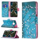 For Nokia X10 / X20 Colored Drawing Pattern Horizontal Flip Leather Case with Holder & Card Slots & Wallet(Plum Blossom) - 1