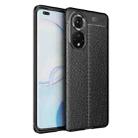 For Honor 50 Pro Litchi Texture TPU Shockproof Case(Black) - 1