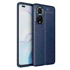 For Honor 50 Pro Litchi Texture TPU Shockproof Case(Navy Blue) - 1