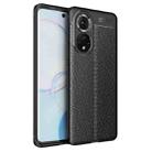 For Honor 50 Litchi Texture TPU Shockproof Case(Black) - 1