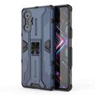 For Xiaomi Redmi K40 Gaming Supersonic PC + TPU Shock-proof Protective Case with Holder(Dark Blue) - 1