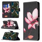 For Nokia X10 / X20 Colored Drawing Pattern Horizontal Flip Leather Case with Holder & Card Slots & Wallet(Lotus) - 1