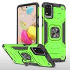 For LG K53 Magnetic Armor Shockproof TPU + PC Case with Metal Ring Holder(Green) - 1