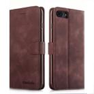 For iPhone 7 Plus / 8 Plus Diaobaolee Pure Fresh Texture Horizontal Flip Leather Case, with Holder & Card Slot & Wallet & Photo Frame(Brown) - 1