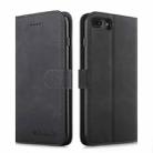 For iPhone 7 Plus / 8 Plus Diaobaolee Pure Fresh Texture Horizontal Flip Leather Case, with Holder & Card Slot & Wallet & Photo Frame(Black) - 1