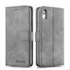 For iPhone XR Diaobaolee Pure Fresh Texture Horizontal Flip Leather Case, with Holder & Card Slot & Wallet & Photo Frame(Grey) - 1