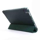 For iPad Pro 11 2022 / 2021 Multi-folding Horizontal Flip PU Leather + Shockproof TPU Tablet Case with Holder & Pen Slot(Dark Blue) - 6