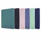For iPad Pro 11 2022 / 2021 Multi-folding Horizontal Flip PU Leather + Shockproof TPU Tablet Case with Holder & Pen Slot(Dark Blue) - 8