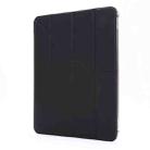 For iPad Pro 12.9 2022 / 2021 Multi-folding Horizontal Flip PU Leather + Shockproof TPU Tablet Case with Holder & Pen Slot(Black) - 2
