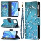 For Xiaomi Mi 11 Lite Colored Drawing Pattern Zipper Horizontal Flip Leather Case with Holder & Card Slots & Wallet(Plum Blossom) - 1
