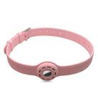 Pet Collar Anti-scratch Shockproof Silicone Protective Cover Case For AirTag(Pink) - 1