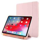 For iPad Pro 11 2022 / 2021 Multi-folding Horizontal Flip PU Leather + Shockproof Airbag TPU Tablet Case with Holder & Pen Slot & Wake-up / Sleep Function(Gold) - 1