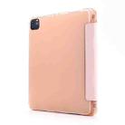 For iPad Pro 11 2022 / 2021 Multi-folding Horizontal Flip PU Leather + Shockproof Airbag TPU Tablet Case with Holder & Pen Slot & Wake-up / Sleep Function(Gold) - 3
