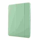 For iPad Pro 11 2022 / 2021 Multi-folding Horizontal Flip PU Leather + Shockproof Airbag TPU Tablet Case with Holder & Pen Slot & Wake-up / Sleep Function(Green) - 2
