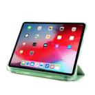 For iPad Pro 11 2022 / 2021 Multi-folding Horizontal Flip PU Leather + Shockproof Airbag TPU Tablet Case with Holder & Pen Slot & Wake-up / Sleep Function(Green) - 4