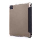 For iPad Pro 12.9 2022 / 2021 Multi-folding Horizontal Flip PU Leather + Shockproof Airbag TPU Tablet Case with Holder & Pen Slot & Wake-up / Sleep Function(Black) - 3