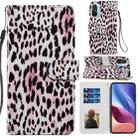 For Xiaomi Redmi K40 / K 40 Pro Painted Pattern Horizontal Flip Leather Case with Holder & Card Slots & Photo Frame(Leopard) - 1