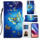 For Xiaomi Redmi K40 / K 40 Pro Painted Pattern Horizontal Flip Leather Case with Holder & Card Slots & Photo Frame(Phnom Penh Butterfly) - 1