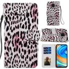 For Xiaomi Redmi Note 9 Pro Painted Pattern Horizontal Flip Leather Case with Holder & Card Slots & Photo Frame(Leopard) - 1