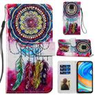 For Xiaomi Redmi Note 9 Pro Painted Pattern Horizontal Flip Leather Case with Holder & Card Slots & Photo Frame(Dreamcatcher) - 1