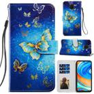 For Xiaomi Redmi Note 9 Pro Painted Pattern Horizontal Flip Leather Case with Holder & Card Slots & Photo Frame(Phnom Penh Butterfly) - 1