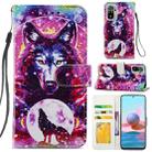 For Xiaomi Redmi Note 10 Painted Pattern Horizontal Flip Leather Case with Holder & Card Slots & Photo Frame(Wolf Totem) - 1