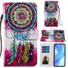 For Xiaomi Mi 11 Lite Painted Pattern Horizontal Flip Leather Case with Holder & Card Slots & Photo Frame(Dreamcatcher) - 1