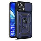 For Xiaomi Mi 11 Lite 5G/4G Sliding Camera Cover Design TPU+PC Protective Case(Blue) - 1