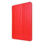 For iPad Pro 11 2022 / 2021 TPU Horizontal Deformation Flip Leather Tablet Case with Holder(Red) - 2