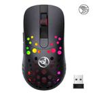 HXSJ T100 10000 DPI RGB Macro Definition Wired Wireless Dual-mode Mouse(Black) - 1