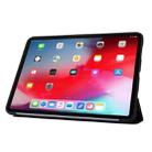 For iPad Pro 11 2022 / 2021 3-folding Horizontal Flip PU Leather + Honeycomb TPU Shockproof Tablet Case with Holder(Black) - 4