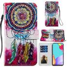 For Samsung Galaxy A52 5G / 4G Painted Pattern Horizontal Flip Leather Case with Holder & Card Slots & Photo Frame(Dreamcatcher) - 1